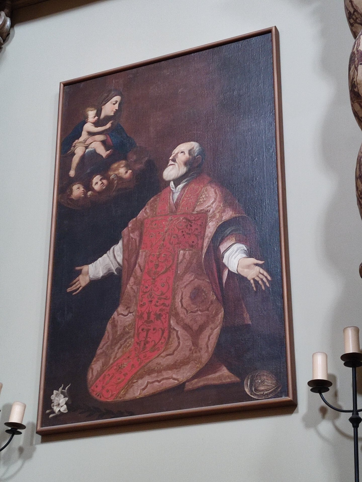 Apparition of the Virgin Mary to St Philip Neri