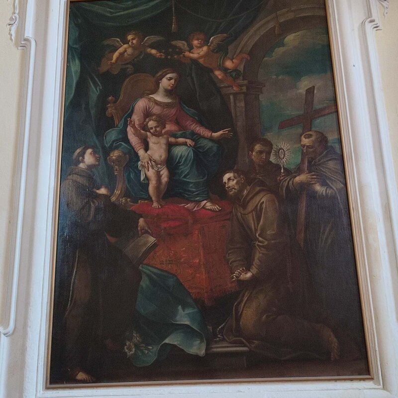 Kunstwerk: Madonna con Santi Francescani (Pala dei francescani)
