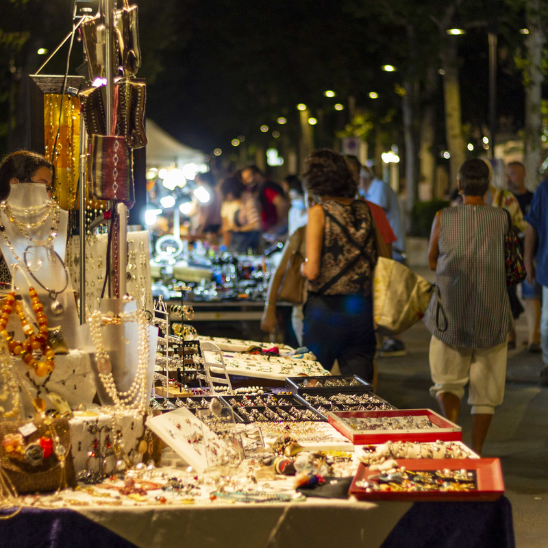 Cervia evening market