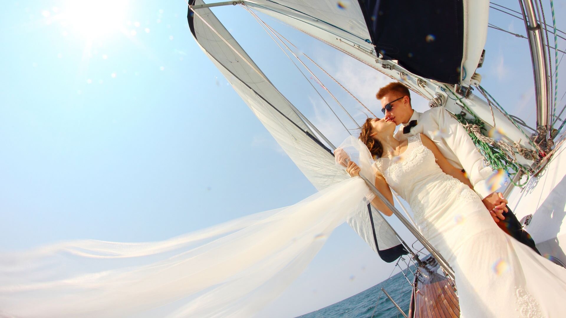 Matrimonio in barca a vela